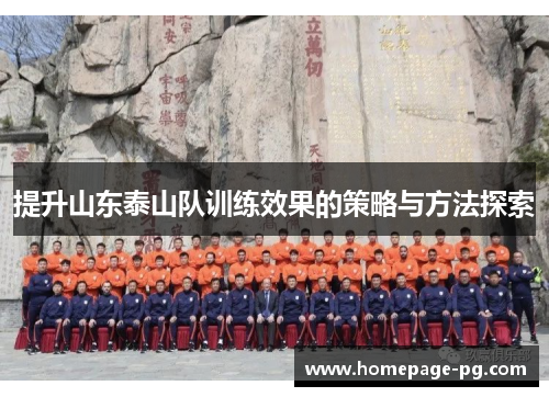 提升山东泰山队训练效果的策略与方法探索