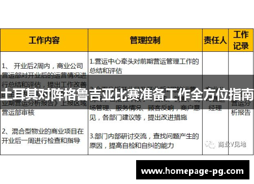 土耳其对阵格鲁吉亚比赛准备工作全方位指南